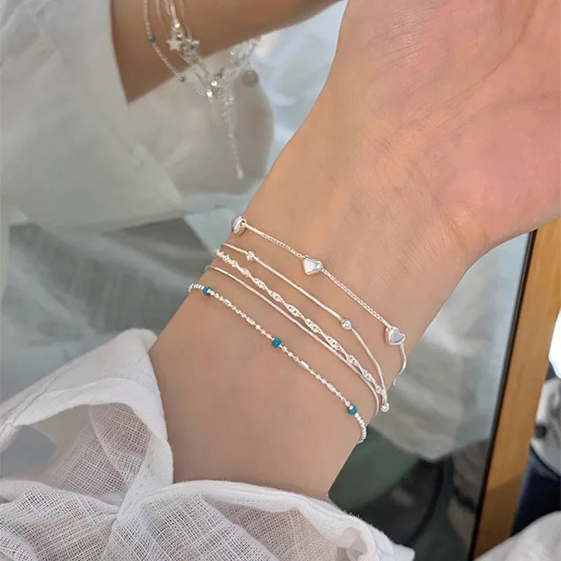 Love Heart Bead Bracelet
