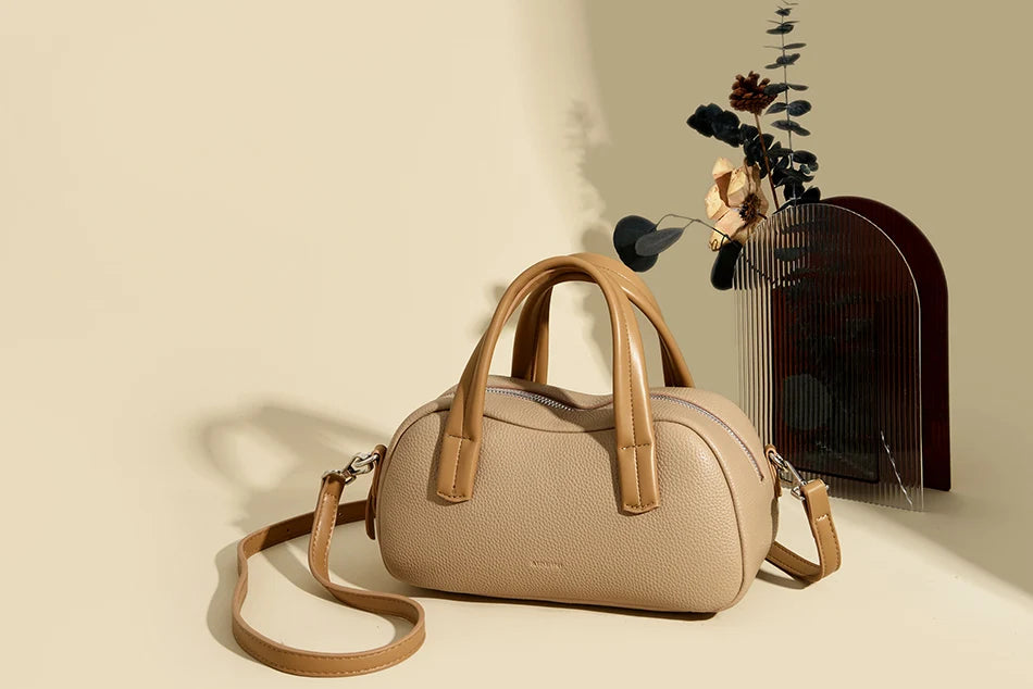 Veliora Soft Leather Designer Shoulder Bag 👜