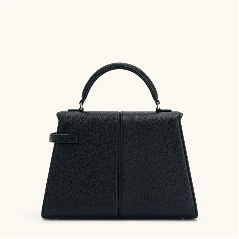 Veliora Burgundy Structured Crossbody Bag