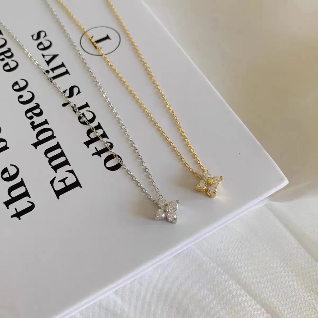 Mini Gold Flower Necklace