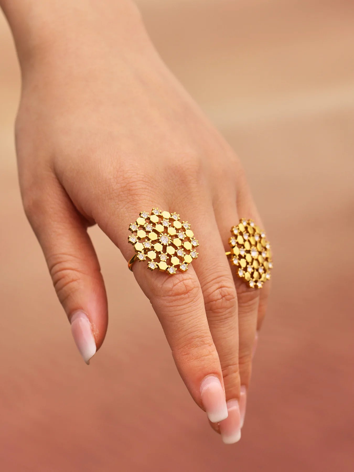 Veliora Golden Blossom Jewelry Set✨
